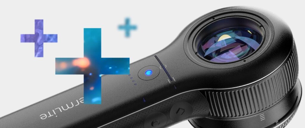 DermLite dermatoscope lens detail